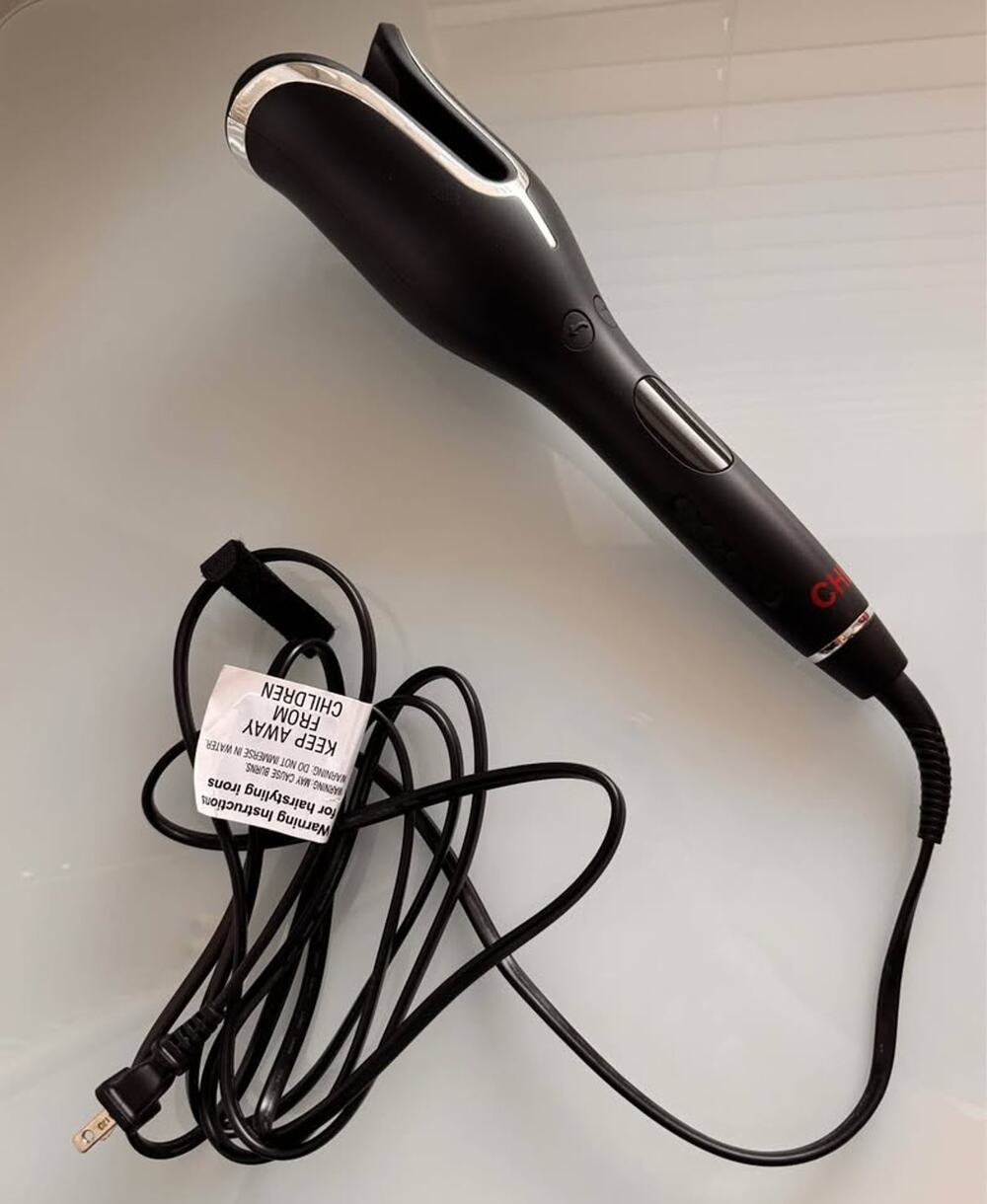 CHI Spin N Curl Ceramic 1” Rotating Curler - Black